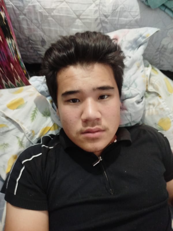 Casual downtime at home in Nurafshan, Uzbekistan