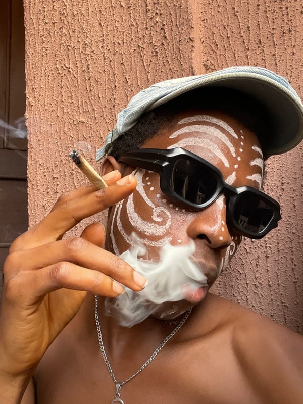 Traditional body art session documented in Nkpor, Nigeria