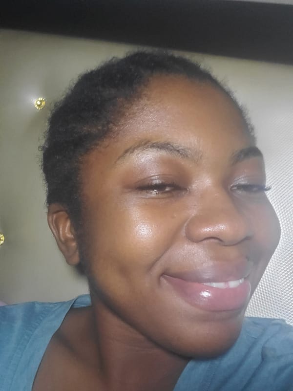 Woman's expressive moments captured in Kakau, Nigeria evening session