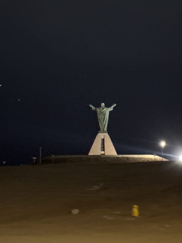 Rio at midnight: Christ the Redeemer, city lights, and a late drive