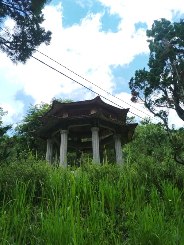 Early morning documentation of Cam Ly garden structures, Da Lat