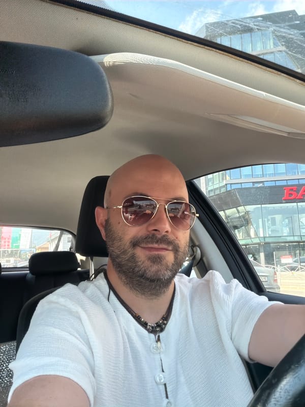 Morning scenes captured in Sofia: parked driver, egg peeling