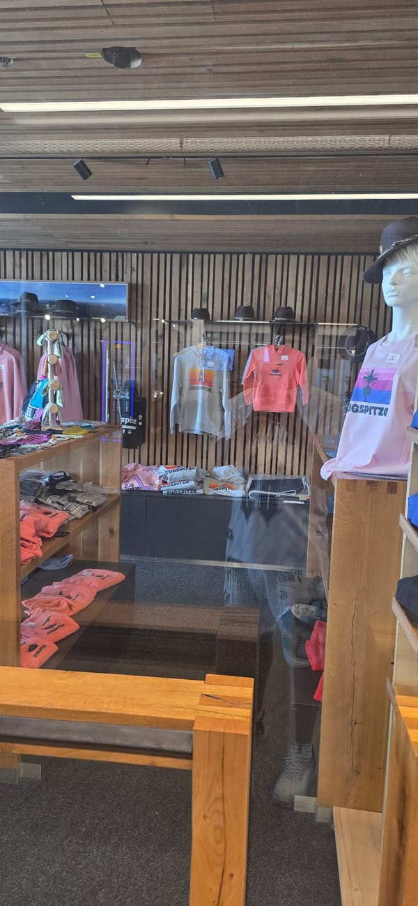 Cable car ride up Zugspitze, souvenir shopping in Garmisch-Partenkirchen