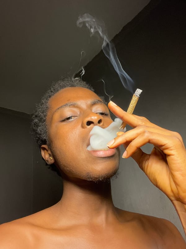 Person smoking indoors captured in multiple witness accounts Nigeria