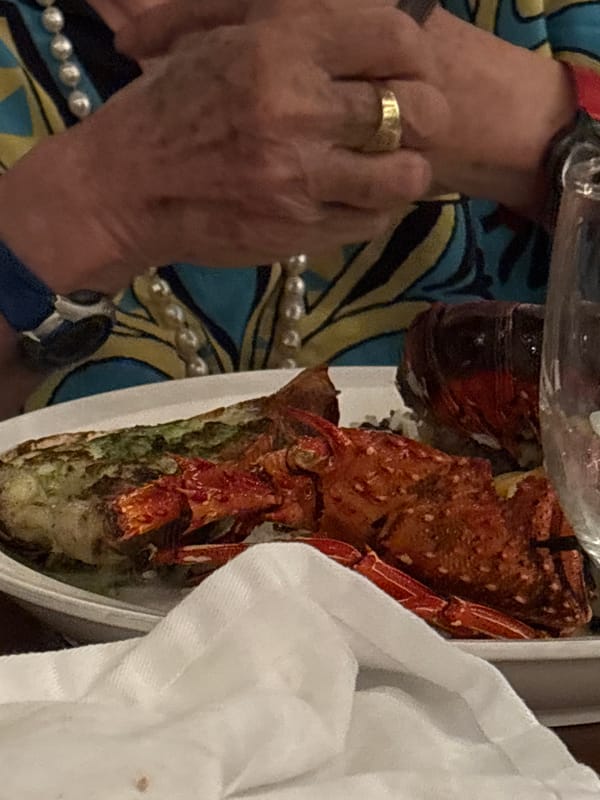 Evening dinner documented at illuminated Tamarindo restaurant