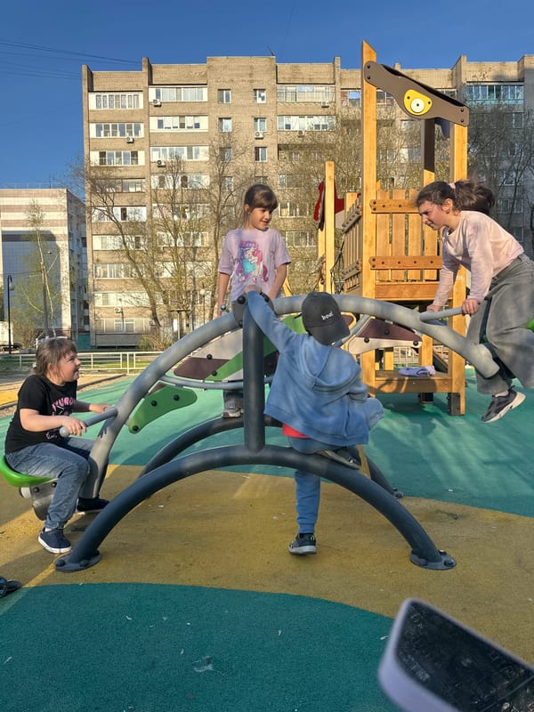 Families enjoy spring afternoon at Tomilino park playground