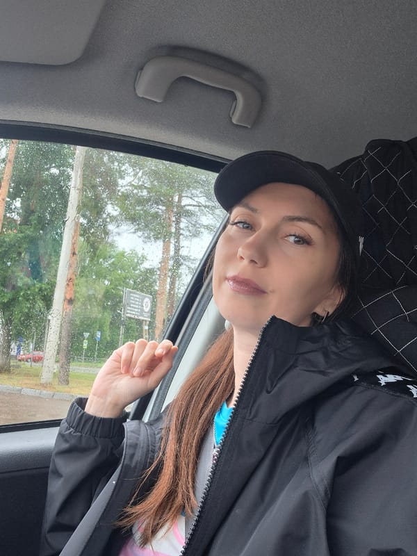 Rainy day car selfies from multiple angles