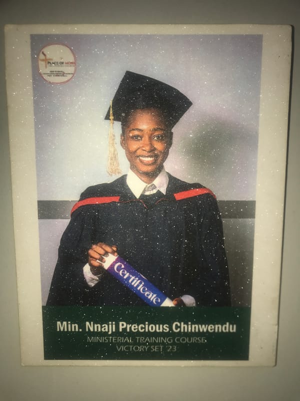 Nigerian resident documents daily items and graduation celebration