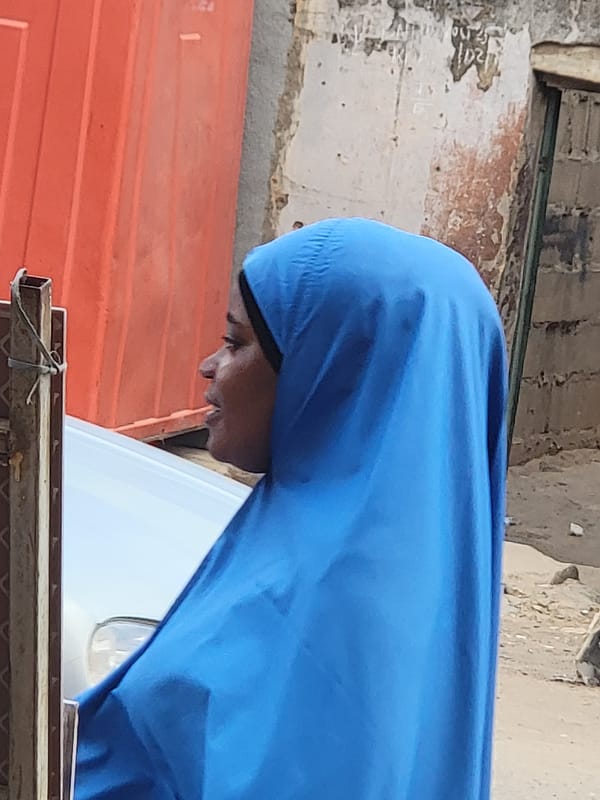 Daily life documented in Maiburiji, Nigeria commercial district