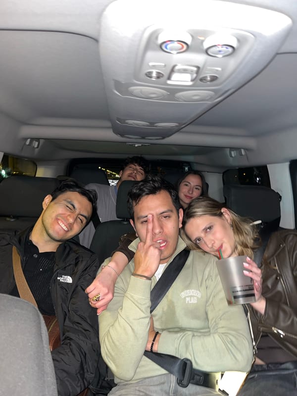 Young adults explore Valencia's urban nightlife and graffiti spaces