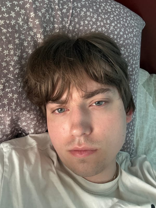Lazy morning in bed, Dnipro — selfies and donuts