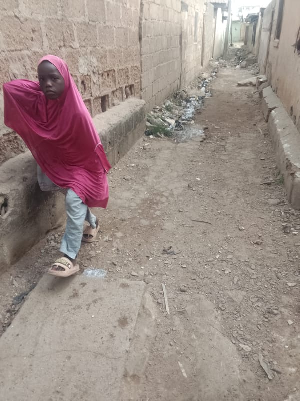 Morning daily life scenes captured in Pantame, Nigeria
