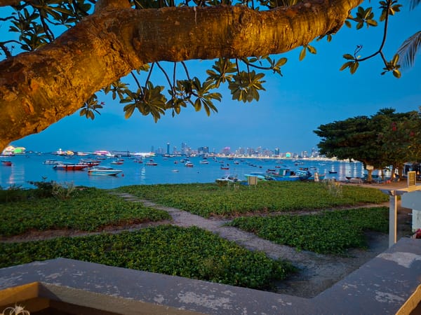 Evening scenes captured across Pattaya City tourist areas