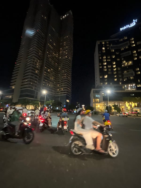 Nighttime festival celebrations and cultural performances enliven Đà Nẵng streets