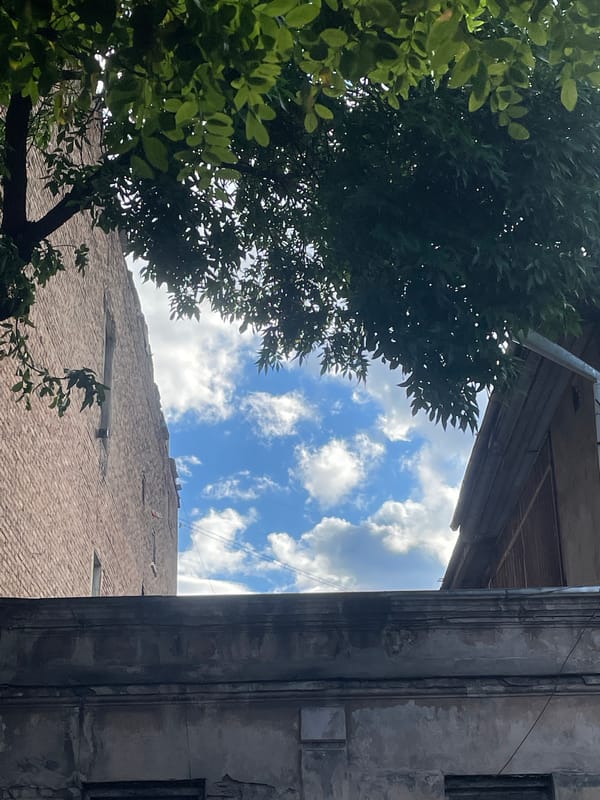 Street scenes and skies across Tbilisi on a summer afternoon