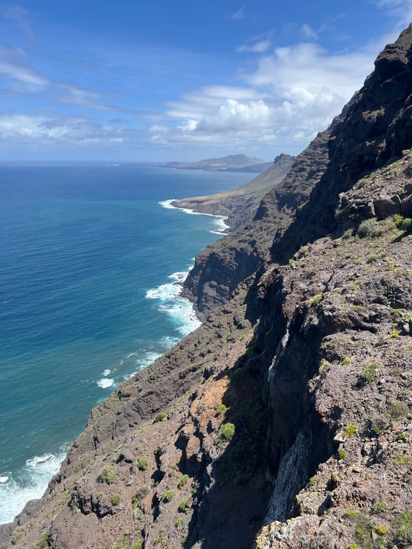 Dramatic coastline captured at Tirma, Spain cliffs