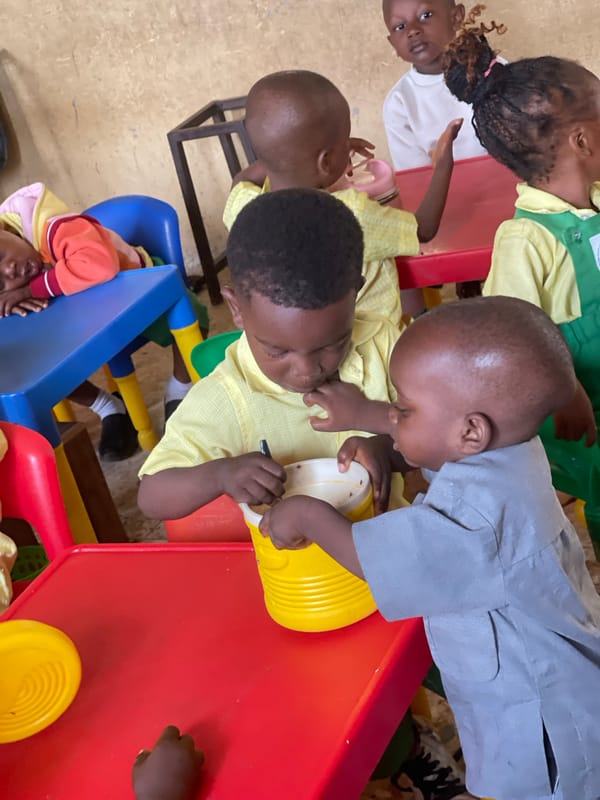 Children attend classes at Akwanga school in Nigeria