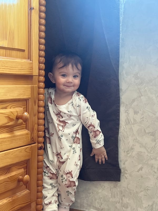 Child photographed playing indoors in Elena, Bulgaria