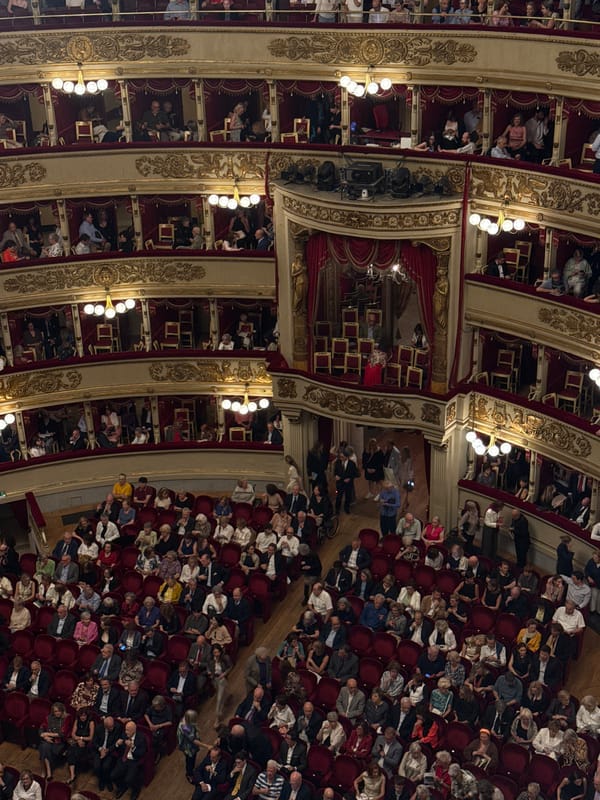 Orchestra performance documented at Milan's Teatro alla Scala opera house