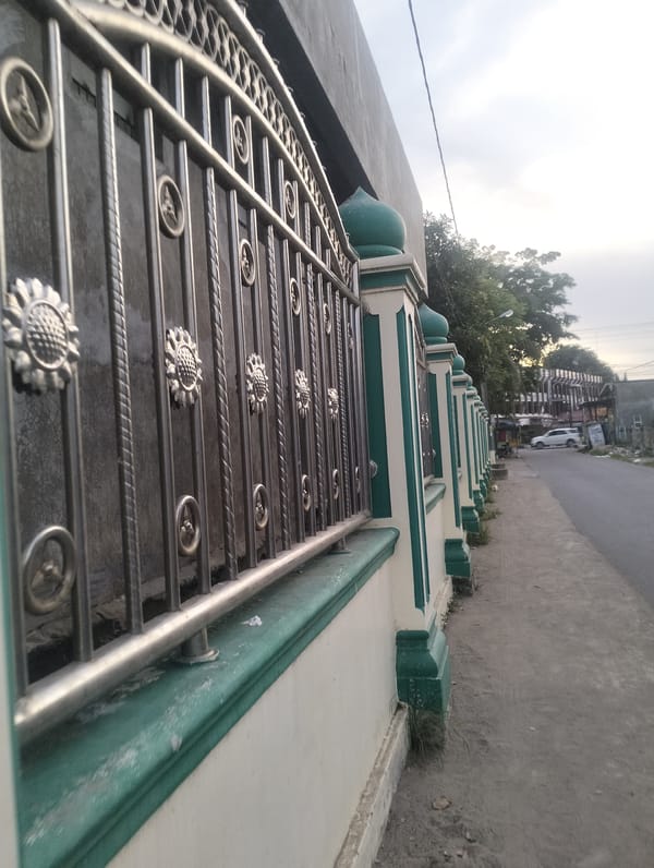 Evening street scenes captured in Lhokseumawe, Indonesia