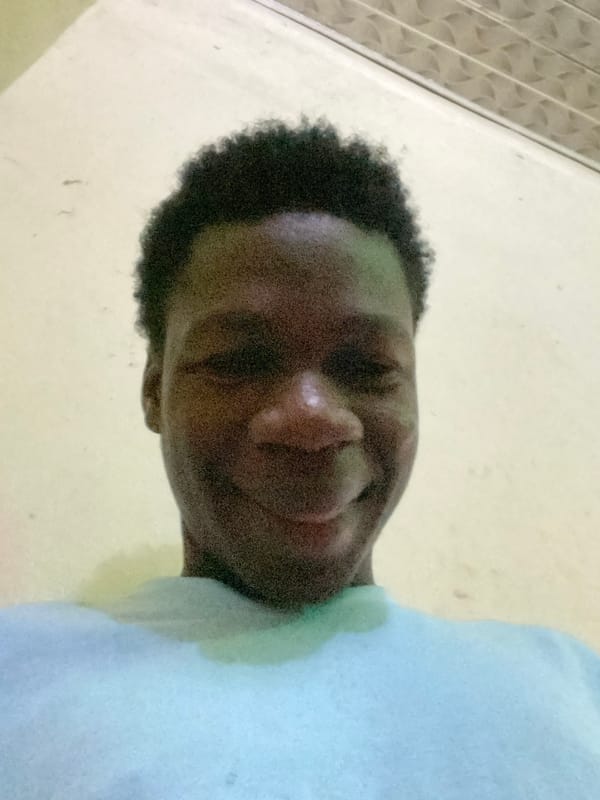 Morning selfies and text graphics from Mararaba, Nigeria