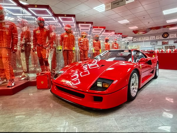 Indoor museum exhibits observed during early morning hours