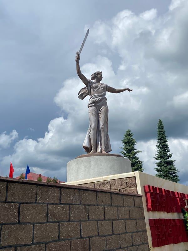 Memorial visit and home meal in Askarovo, Russia