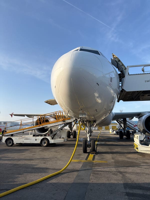 Morning aircraft operations at Tangier Ibn Battouta Airport