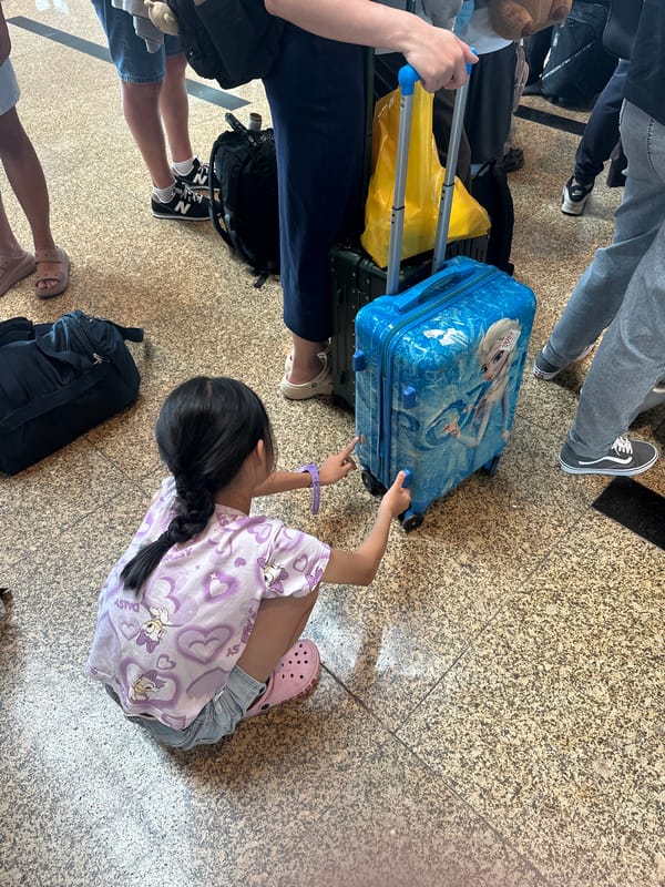 Morning rush hour at Cam Ranh International Airport