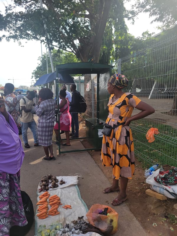 Daily street life documented across Abuja neighborhoods Monday afternoon