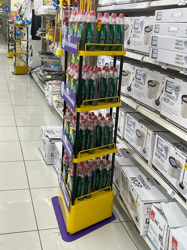 Shopper documents routine supermarket visit in Davao City
