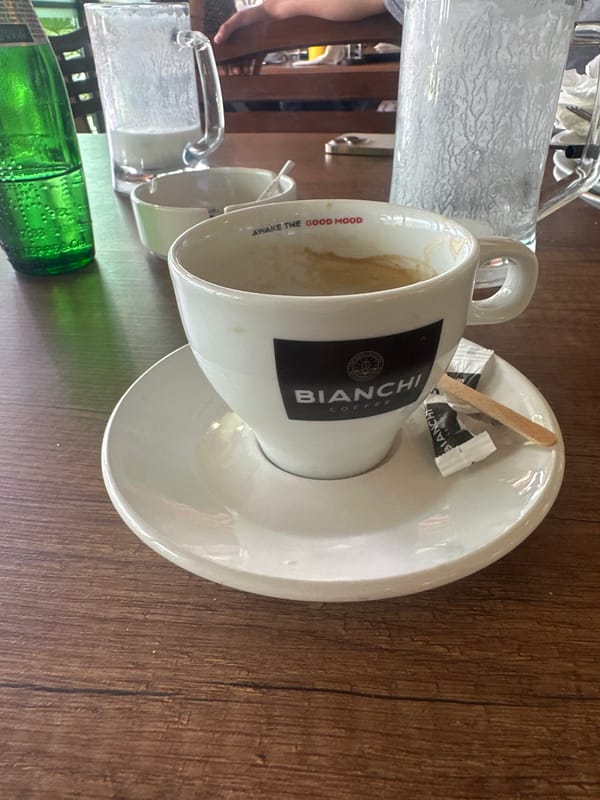 Morning cafe visit documented in Ivaylovgrad, Bulgaria