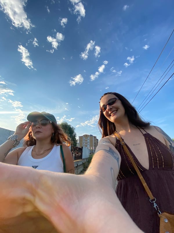 Casual summer afternoon on the sidewalks of Votkinsk