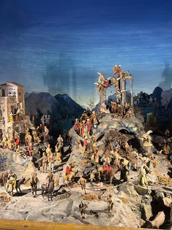 Tourist captures Naples historical sites during morning cultural tour