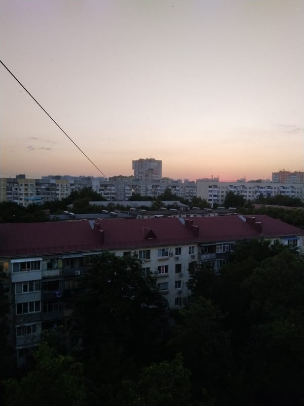 Krasnodar residential skyline at dusk, multiple angles