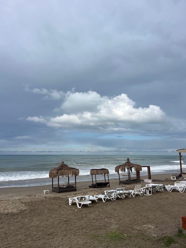 Early morning documentation of overcast Alanya coastal scenes