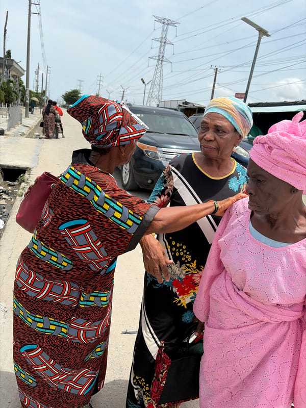 Daily life scenes observed in Igboefon, Nigeria