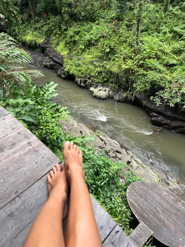 Jungle villa morning in Ubud, Bali