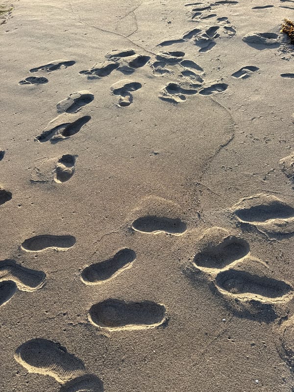 Late-night beachgoers leave footprints, build sand structures in Malibu
