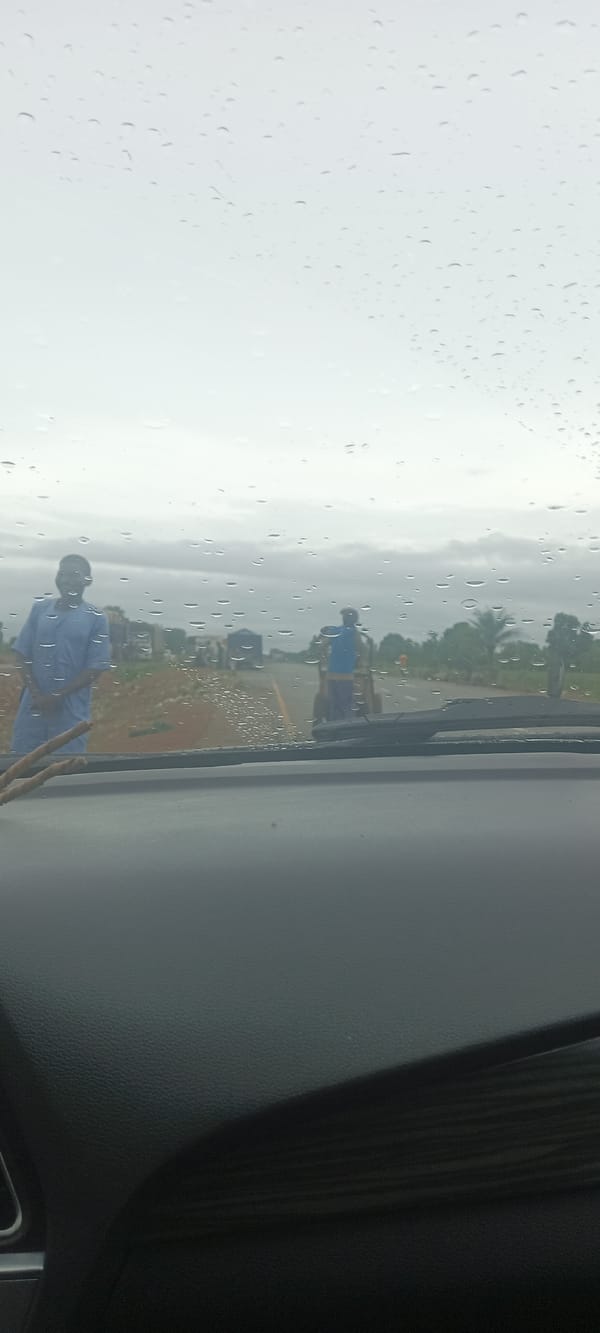 Rainy morning scenes captured across Lafia, Nigeria roadways