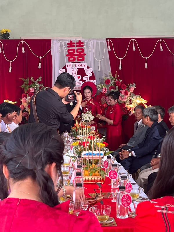 Traditional wedding ceremony captured in Tay Son Commune, Vietnam