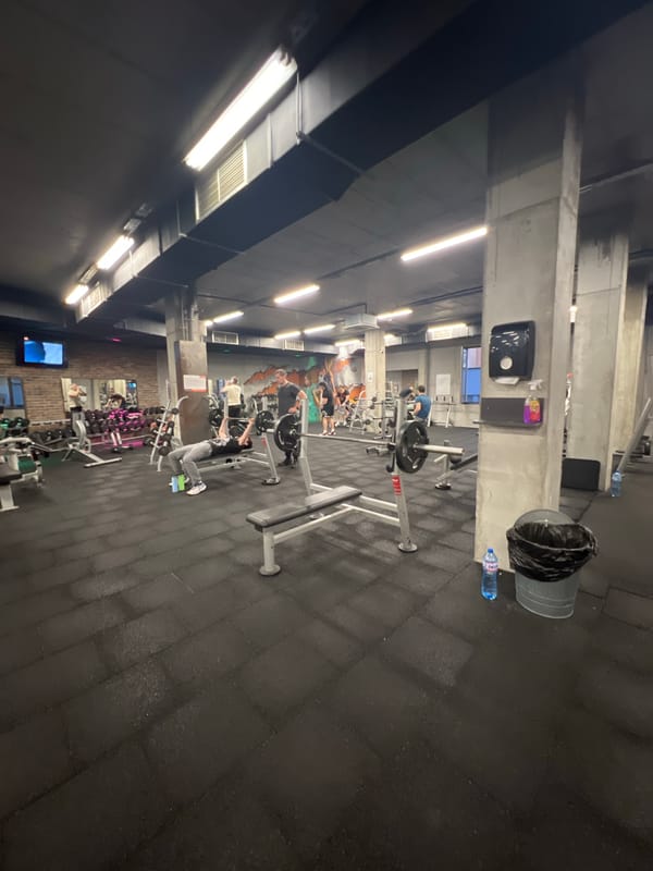Evening workout session observed at Sofia gym