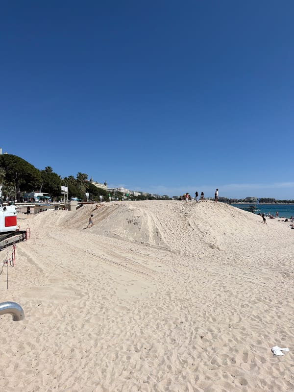 Sunny spring day captured across Cannes beaches and streets