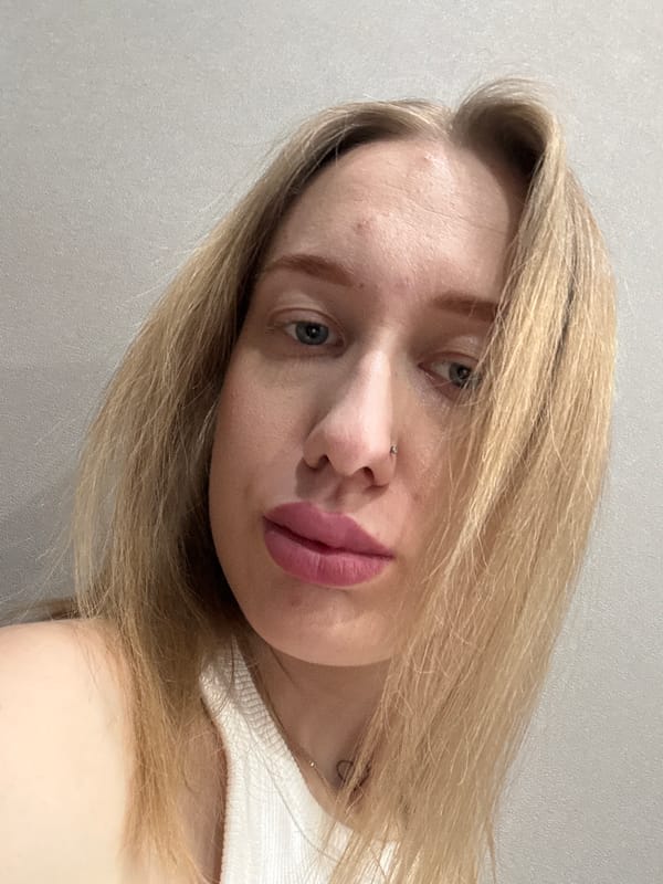 Woman takes multiple selfies in Russian town