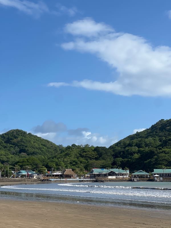 A quiet evening on the beach at San Juan del Sur