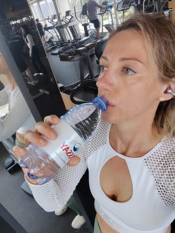 Gym session and everyday moments in Saint Petersburg