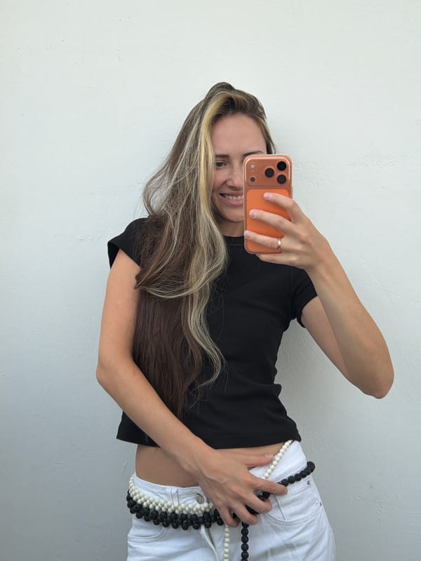 Woman Takes Morning Selfies in Khimki, Russia