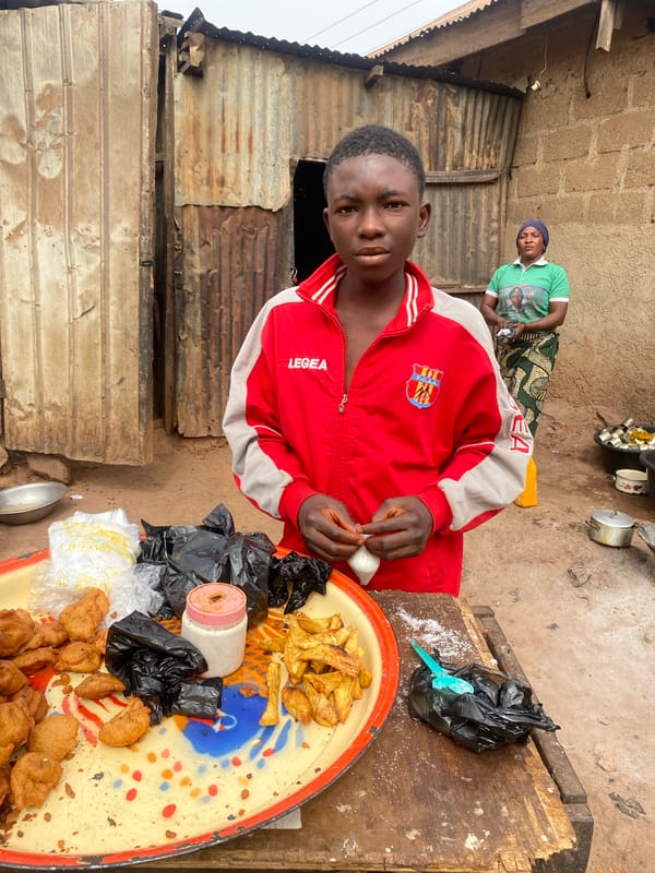 Morning street food vendors serve community in Rido, Nigeria