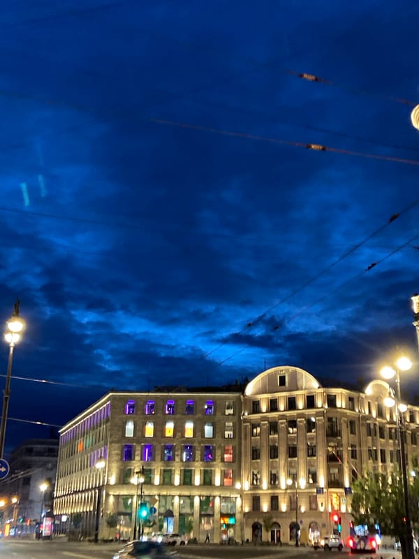Evening out at a Saint Petersburg restaurant, late June dusk