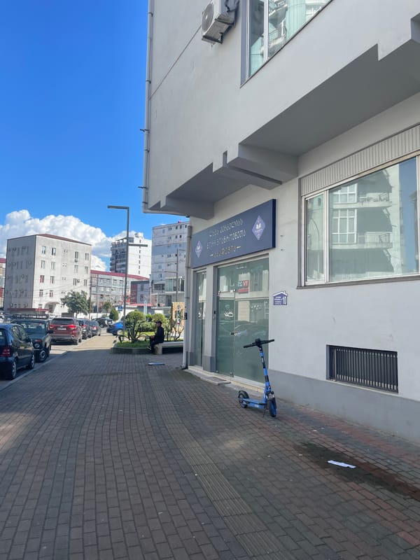 Witness documents ordinary street life across Batumi, Georgia